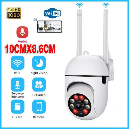 WiFi Surveillance Camera Outdoor Home Wifi Night Vision Cam 1080P HD A7