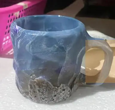 Resin Mineral Crystal Coffee Mugs