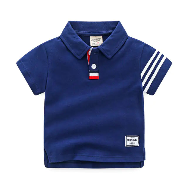 Summer Boys Cotton Polo T-shirts for Kids