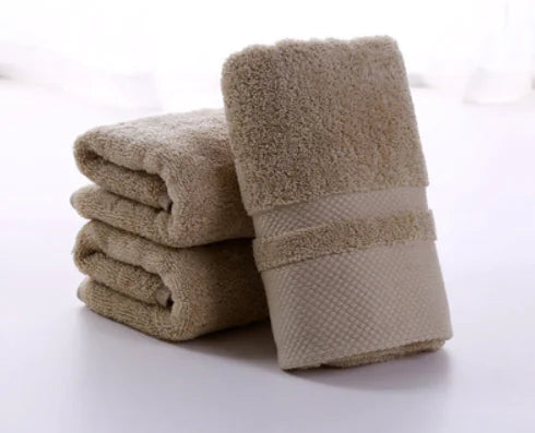Thick Cotton Face Towels with Custom Logo (120g)
