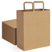 BagDream Paper Grocery Bags 13x7x17 50Pcs Large Grocery Bags with Handles Kraft Brown Paper Bags Gift Bags Shopping Bags Retail Merchandise Bags Recycled Takeout/To Go Bags
