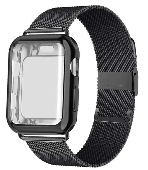 Metal Buckle Milanese Loop Band for Apple Watch