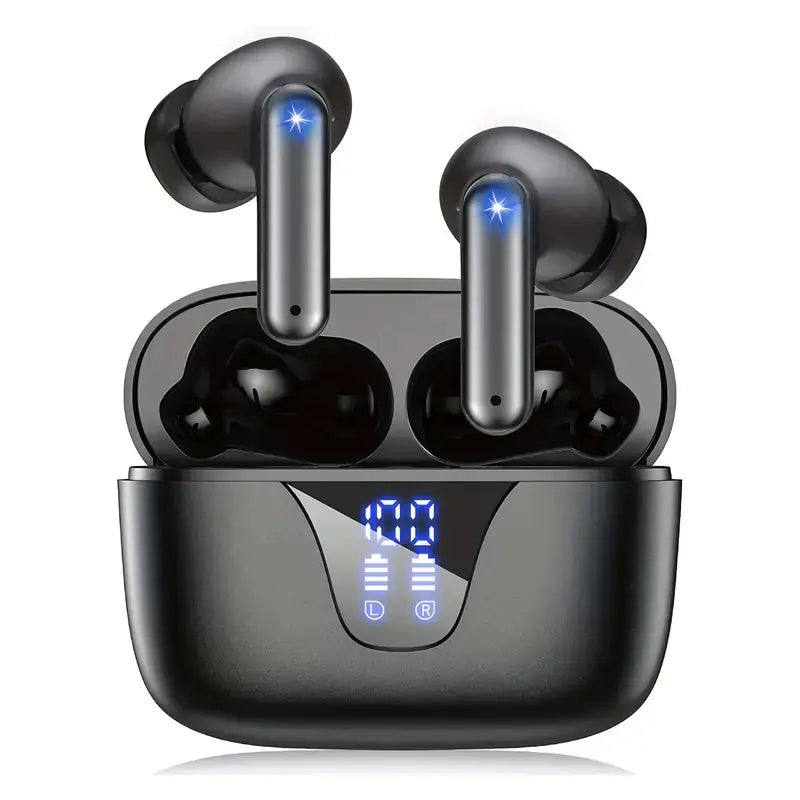True Wireless Earbuds with 60H Playback and LED Display