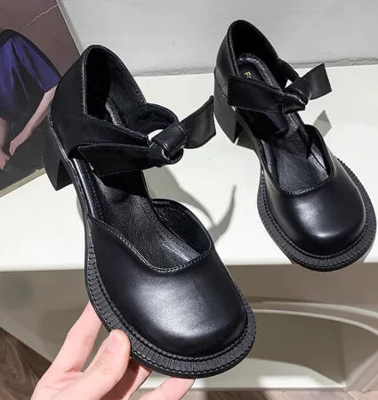 Lady Style High-Heeled Mary Jane Sandals (Baotou)