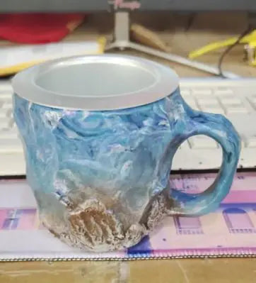 Resin Mineral Crystal Coffee Mugs