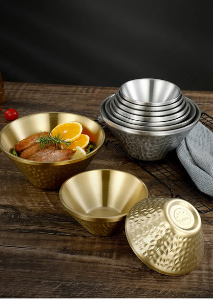 Stainless Steel Bamboo Hat Rice Bowl