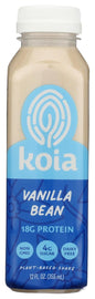 Koia Protein Beverage Horchata in 12 oz bottle, featuring creamy rice drink with a hint of cinnamon from the Koia brand.