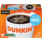 KupofK Coffee Dunkin Donuts French Vanilla K-cups, 10-count, single-serve coffee pods with vanilla flavor.