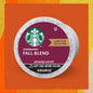 KupofK Coffee Starbucks Fall Blend K-cups, 22-count box, featuring rich autumn flavors for Keurig coffee makers.