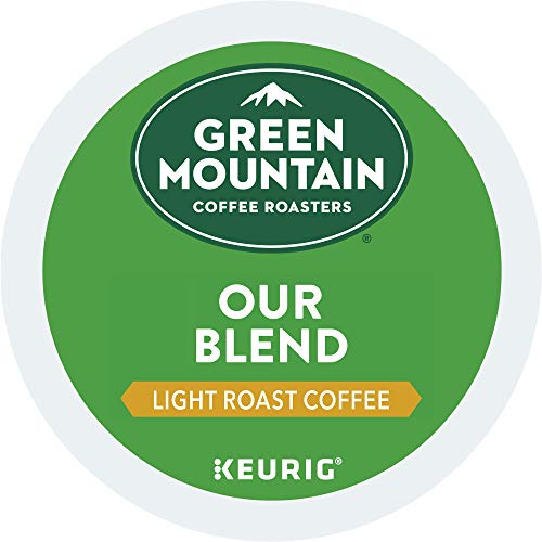 Green Mountain Our Blend Keurig K-Cups by KupofK Coffee, 24-pack, featuring vibrant green packaging and individual coffee pods