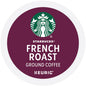KupofK Coffee Starbucks French Roast Keurig K cups, dark roasted coffee pods for Keurig brewers, rich and bold flavor.