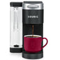 Black KupofK Coffee Keurig K-Supreme single-serve K-Cup coffee maker with Multistream Technology, showing the machine's front view.