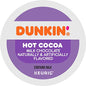 KupofK Coffee Dunkin Hot Cocoa Milk Chocolate K-cups for coffee makers, featuring rich chocolate-flavored hot cocoa.