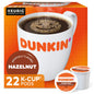 KupofK Coffee Dunkin Hazelnut flavored coffee K-Cup pods, 22 count, single-serve coffee pods with rich hazelnut aroma