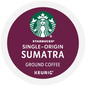 KupofK Coffee Starbucks Sumatra coffee pack with 22 individual coffee bags, showcasing the packaging and branding.