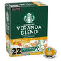 KupofK Coffee Starbucks Veranda Blend Keurig K-cups for coffee brewing, featuring a box of 22 single-serve coffee pods.