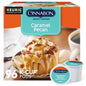 KupofK Coffee Cinnabon Caramel Pecan K-cups for coffee brewers, featuring rich caramel and pecan flavor in individual pods.