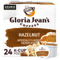 KupofK Coffee Gloria Jean's Hazelnut K-cups for coffee brewing, featuring rich hazelnut flavor in individual single-serve cups.