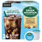 Green Mountain Brew Over Ice Vanilla Caramel coffee K-cups by KupofK Coffee, showcasing 24 individually packaged pods.