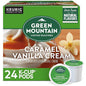 Green Mountain Caramel Vanilla Cream coffee K-cups by KupofK Coffee, featuring caramel and vanilla flavor in individual pods.