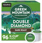 Green Mountain Double Diamond coffee K-cups by KupofK Coffee, showing 24-pack of single-serve coffee cups.