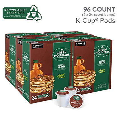 Green Mountain Maple Pecan K-cups by KupofK Coffee, single-serve coffee pods featuring rich maple and pecan flavor.