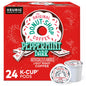 KupofK Coffee The Original Donut Shop Peppermint Bark K-cups for coffee maker, festive peppermint chocolate flavor, 24-count.