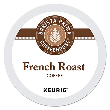 KupofK Coffee Barista Prima Coffeehouse French Roast K-Cups for coffee brewing, dark roasted coffee pods in a pack