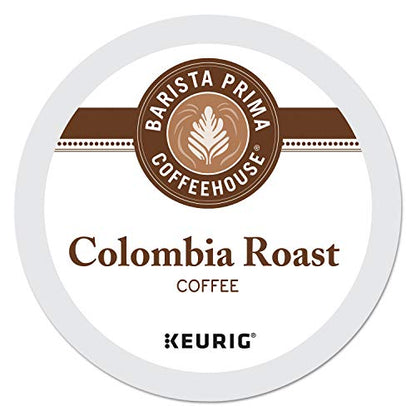 KupofK Coffee Barista Prima Colombia Roast K-cups for coffee brewing, featuring rich Colombian coffee in individual K-cup pods.