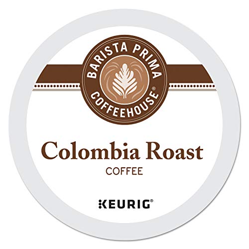 KupofK Coffee Barista Prima Colombia Roast K-cups for coffee brewing, featuring rich Colombian coffee in individual K-cup pods.