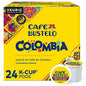 KupofK Coffee Cafe Bustelo Colombian Roast K-cups, 24-count, single-serve coffee pods with rich Colombian flavor