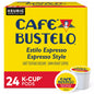 KupofK Coffee Café Bustelo Espresso Style Dark Roast K-cups for Keurig, rich and bold coffee in individual pods