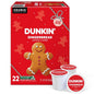 KupofK Coffee Dunkin Gingerbread K-cups for coffee, featuring festive gingerbread flavor in individual coffee pods.
