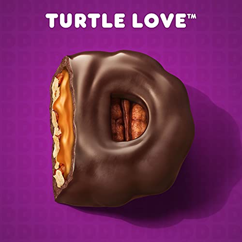 KupofK Coffee Dunkin' Turtle Love K-cups for coffee brewing, featuring a box of individual coffee pods with turtle love flavor.