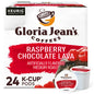 KupofK Coffee Gloria Jean's Raspberry Chocolate Lava K-cups, coffee capsules with raspberry and chocolate flavor for Keurig brewers