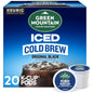 Green Mountain Iced Cold Brew Original Black K-cups by KupofK Coffee, packaged coffee pods for iced coffee brewing.