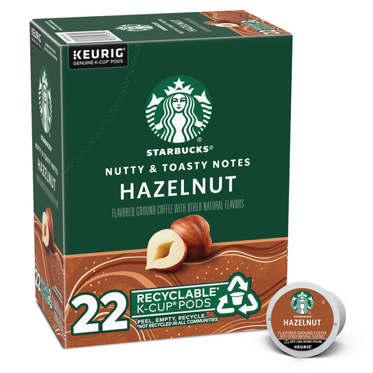 Starbucks Hazelnut coffee Keurig K-cups by KupofK Coffee, single-serve coffee pods for K-cup compatible machines