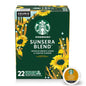 KupofK Coffee Starbucks Sunsera Blend K-cups for coffee brewing, featuring rich, aromatic coffee pods in a clear view.