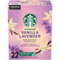KupofK Coffee Starbucks Vanilla Lavender K-cups for coffee brewing, featuring vanilla and lavender flavors in individual pods