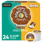 KupofK Coffee The Original Donut Shop Coconut and Mocha Duos K-cups for coffee brewing, featuring coconut and mocha flavors.
