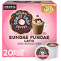 KupofK Coffee The Original Donut Shop Sundae Fundae Latte K-cups for flavorful coffee enjoyment.