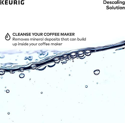 KupofK Coffee Keurig descaling solution bottle for cleaning coffee machines, with label and cap visible in the image.