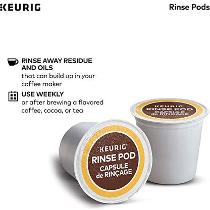 KupofK Coffee Keurig rinse pods 10-pack K-cups for cleaning and maintaining Keurig coffee machines.