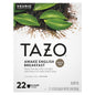 KupofK Coffee TAZO Awake English Breakfast tea K-cups, featuring dark brewed tea in individual pods for a rich breakfast flavor.