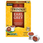 KupofK Coffee Twinings Earl Grey Black Tea K-Cups, individual tea pods with aromatic Earl Grey flavor in a pack of K-Cups.