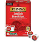 Twinings English Breakfast black tea Keurig K-cups by KupofK Coffee, packaged for easy brewing and rich flavor.