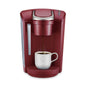 KupofK Coffee Keurig K-Select coffee maker in vintage red with digital display and single-serve brewing system.