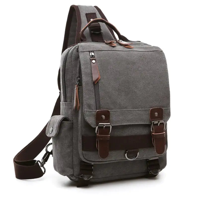 Casual Canvas Backpack for Outdoor Travel