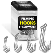 Fishing Hooks Freshwater – Hooks Fishing Tackle – Fish Hooks - Crappie Hooks – Trout Hooks – Fishing Gear - Fishing Equipment – Small Fishing Hooks - Bass Fishing Hooks – Fishing Supplies