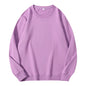 Casual women's autumn cotton O-neck sweatshirt hoodie in solid color, loose fit, long sleeves, from LadyShow.Store.